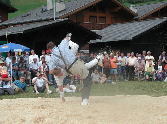 Schlussgang Walliser Kantonal-Schwingfest